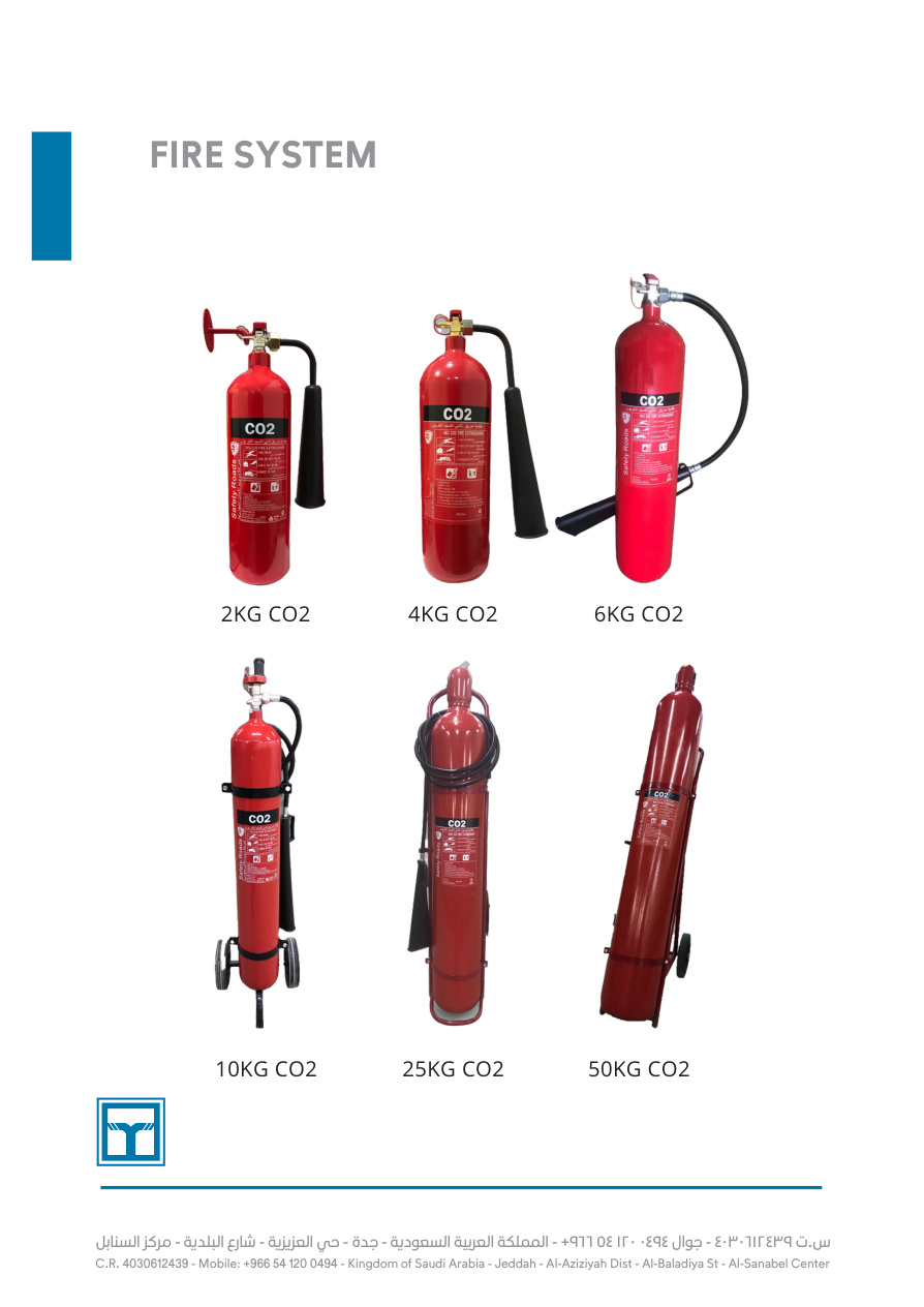 CO2 fire extinguishers